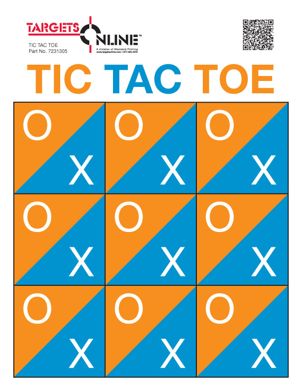 TIC TAC TOE - Card Stock TIC TAC TOE - Card Stock